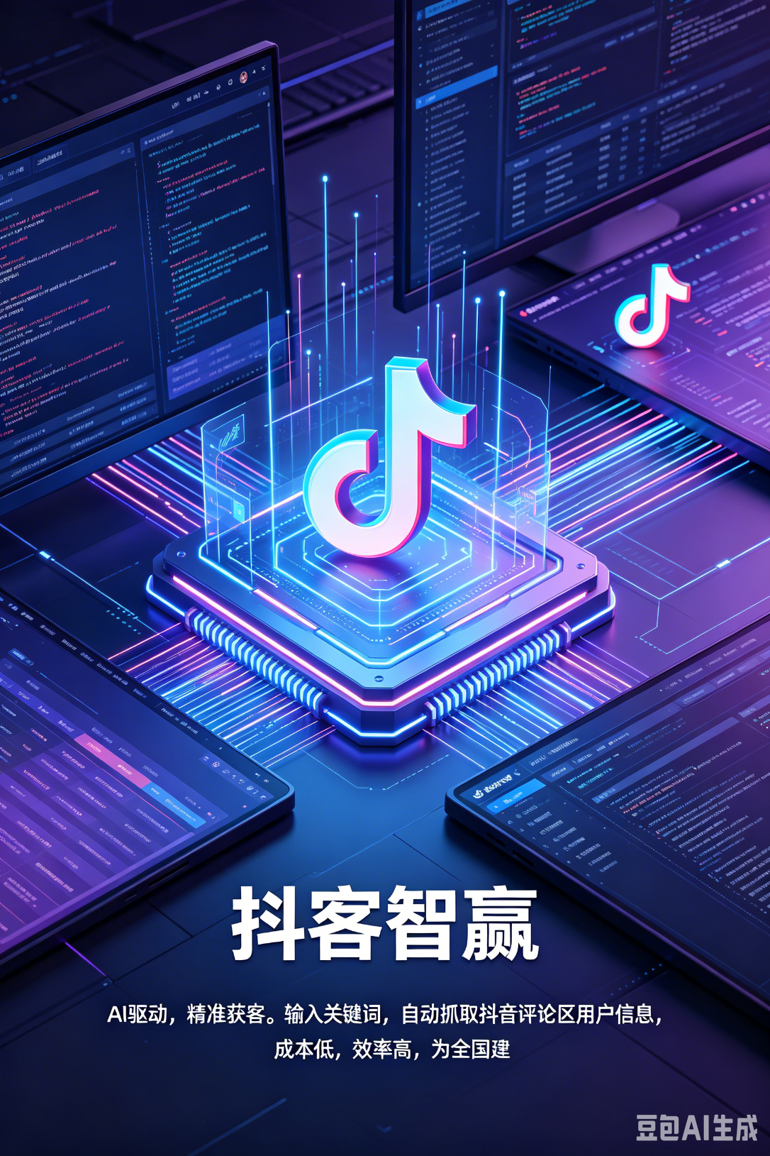 全域抖音 AI 拓客获客系统(商家精准客源采集工具) 1